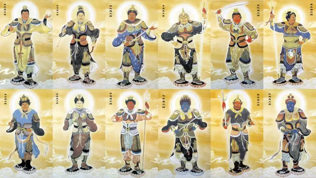 Tìm hiểu về 12 vị Thần Tướng Dược Xoa